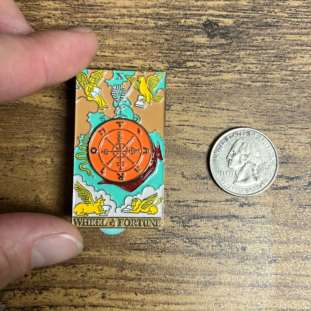Tarot Card - Wheel of Fortune. Wheel moves!